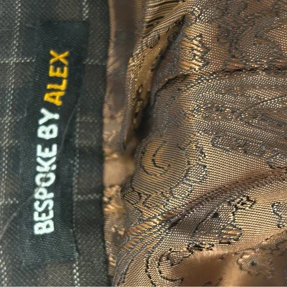 Bespoke Charcoal Plaid Sport Coat - Picture 6 of 8